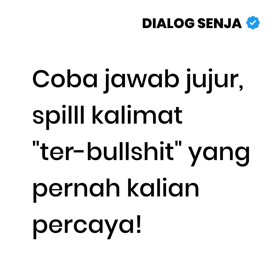 Dialog Senja tweet media