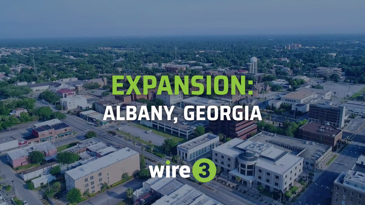 wire3LLC's tweet photo. 𝗔𝗹𝗯𝗮𝗻𝘆, 𝗚𝗲𝗼𝗿𝗴𝗶𝗮: 𝘆𝗼𝘂'𝗿𝗲 𝗻𝗲𝘅𝘁.🔥
Wire 3 is investing $37 million to bring our 100% fiber-optic network to your community, with speeds up to 10 Gigs, a 5-year price lock, and no contracts.

More: https://t.co/HjLfZrtp9L https://t.co/l8pA58qobb