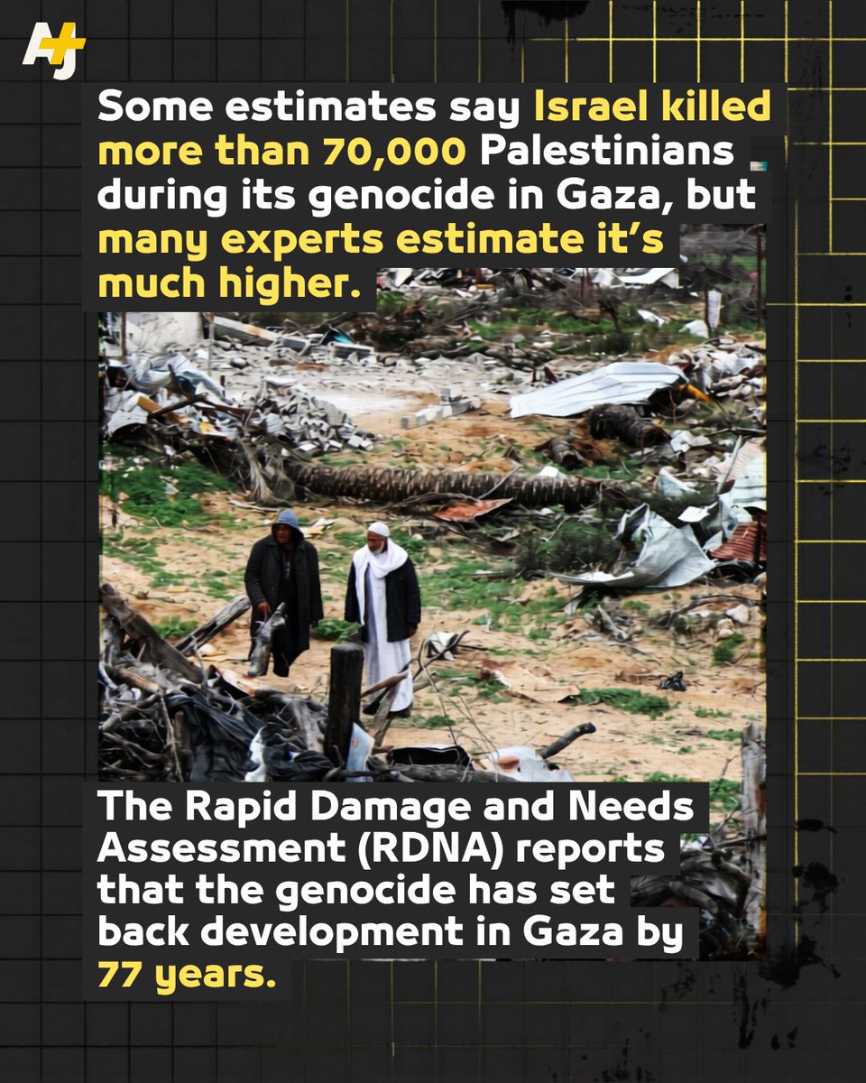 ajplus's tweet photo. Israel destroyed Gaza during the genocide – and it’s going to cost an almost unthinkable amount of money to ever rebuild it. https://t.co/dXrlQQiry8