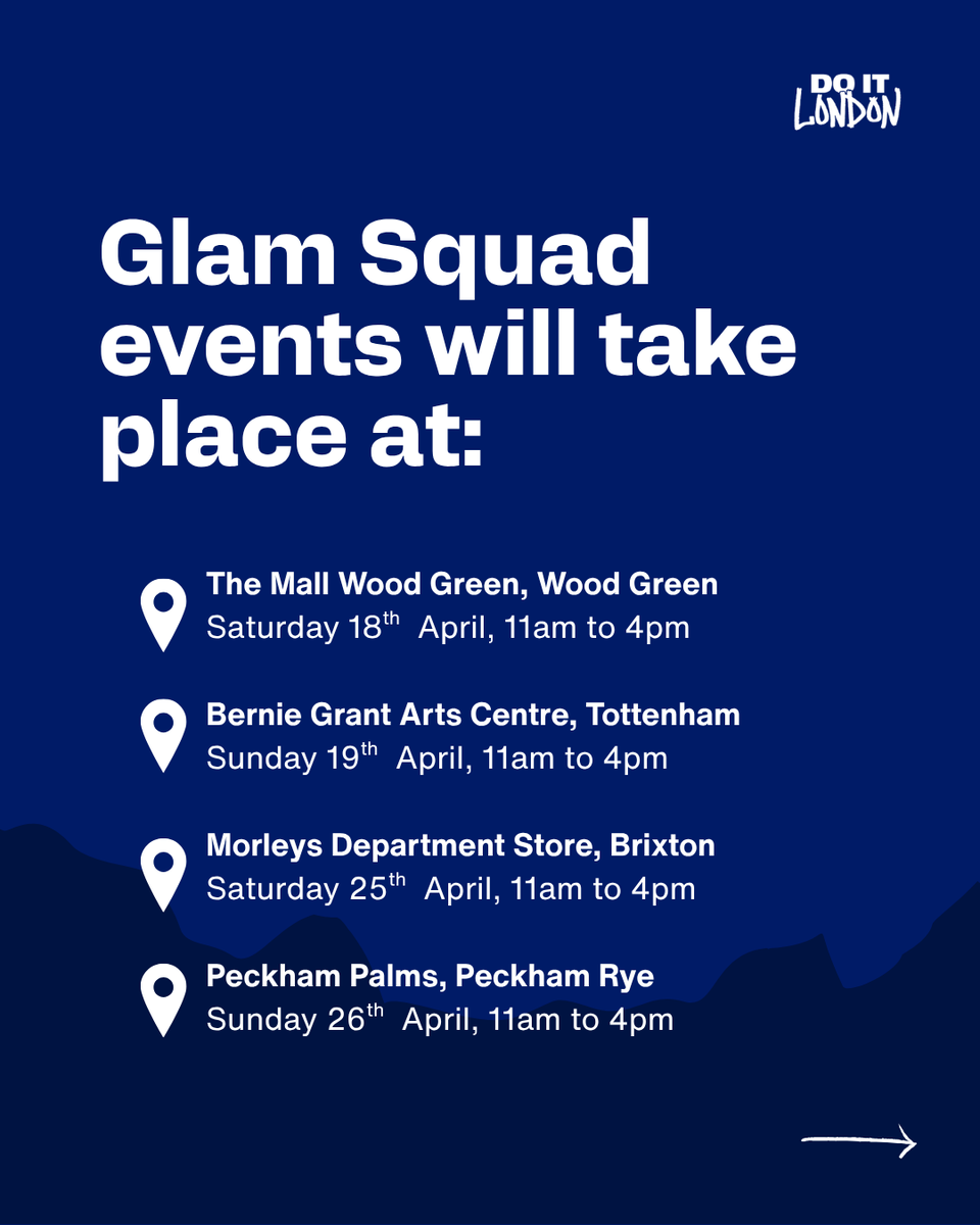 TheVoiceNews's tweet image. Sponsored: 

This April, the @‌doitldn #Glam Squad is popping up across London - bringing beauty, wellbeing and relaxed health conversations together in spaces made for Black women.

Free nails, make‑up or styling consultations.

Free routine health checks including sexual health