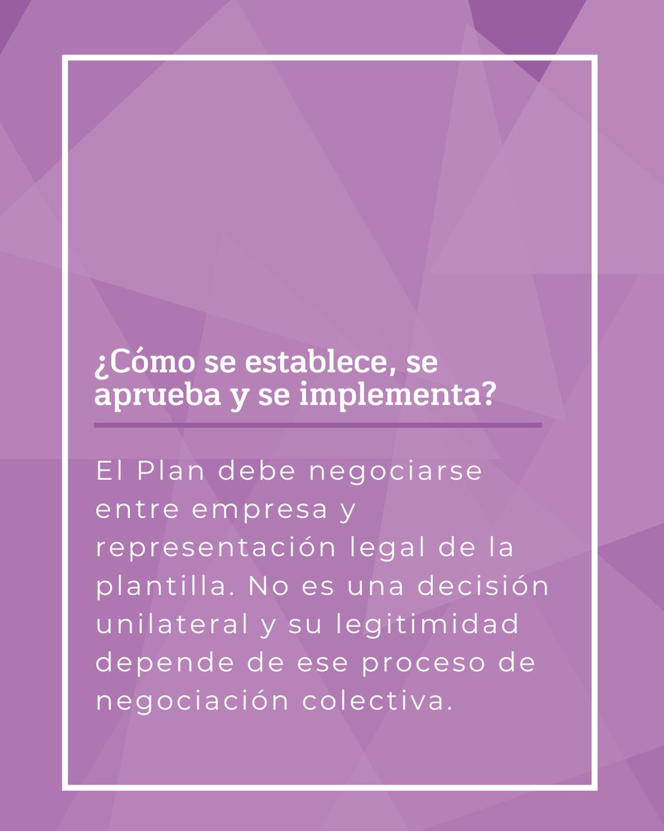 mujeresjuezas's tweet image. Los planes de igualdad son una herramienta fundamental para que las empresas adquieran un compromiso real para eliminar la discriminación.⚖️

No es un trámite, es una obligación.💜

#mujeresjuezas #plandeigualdad #igualdad #AMJE
