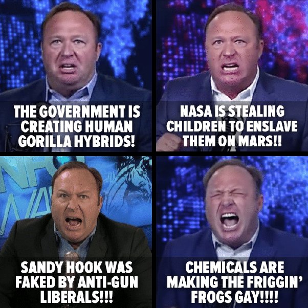 namwella1961's tweet image. BBC: The Onion has proposed a new plan to take over Infowars, the media company run by right-wing conspiracy theorist Alex Jones.  The proposal would allow it to publish its own parody content on Infowars' platforms.

Yes, please! 😊
#TrumpIsUnfitForOffice #VoteOutRepublicans