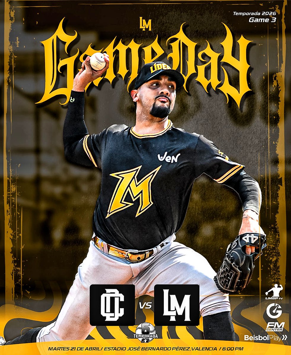 🔥¡VOLVEMOS A LA ACCIÓN!

Juego 3 | Temporada regular 
🏟️ Estadio José Bernardo Pérez 
🆚 <a href="/caciques_bbc/">Caciques de Distrito</a> 
🕣 6:00 PM | PLAYBALL
📺 : <a href="/beisbolplay/">andres guijo</a> @lmbp_ve TV @fmcenternoticia 
📱 Play by Play | X

#Levántate