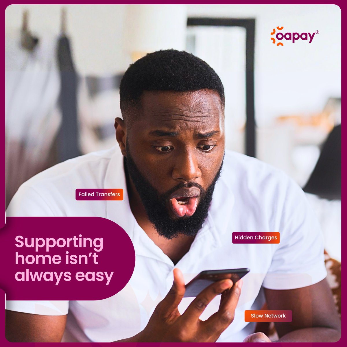 oapayco's tweet image. From real experiences to real impact 🚀

OAPay simplifies how you support loved ones back home: fast, seamless &amp;amp; meaningful 💛

More than payments, it’s a mission to unlock financial access for all.

#FintechForGood #CustomerExperience #GlobalImpact #OAPay