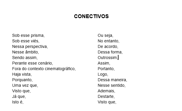 dedemedica's tweet photo. aqui tenho exemplos de conectivos que eu costumo usar, e lembrando que se usa um diferente em cada frase, sempre. https://t.co/tQiDBiLHHO