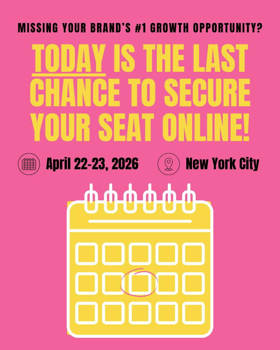 hmchispanic's tweet photo. Today is your last chance to secure your seat for the 2026 HMC Annual Summit ONLINE!

Register now: https://t.co/T9ZSwGeOLy but don't forget you can also register in person!

#HMC2026 #HispanicMarketing #LastCall #MarketingStrategy #NYCevents https://t.co/9tnxAmVwuN