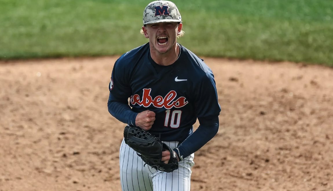 I'm fascinated by Ole Miss RHP Cade Townsend.

He's got every trick in the bag. Can really shape the baseball. Up to 98, and has thrown seven different pitches in Oxford, pours in strikes. Better still, he's dominating the SEC.

The most complete pitcher in the Draft?

👇STORY👇