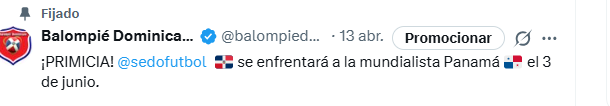 Balompié Dominicano tweet media