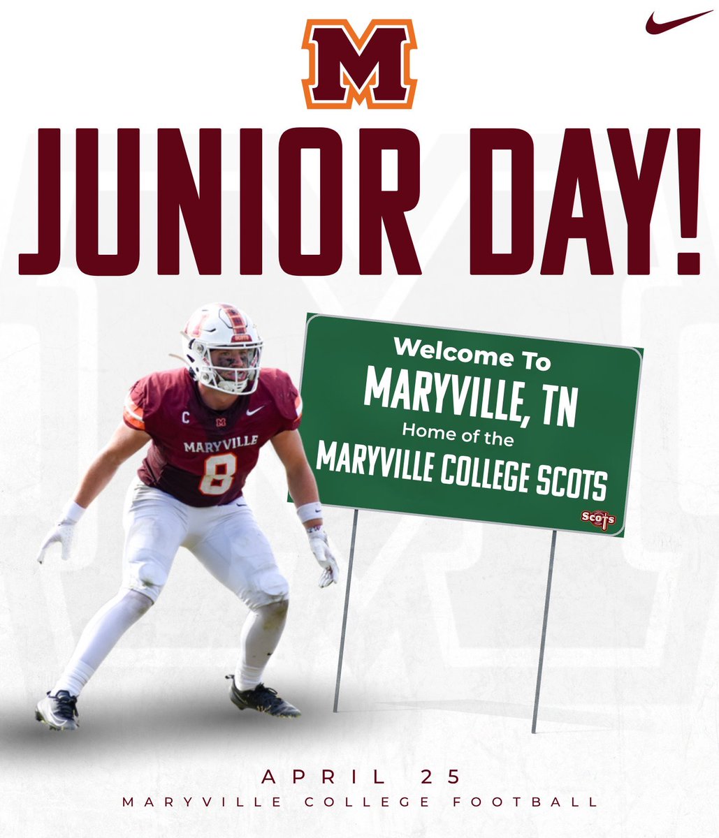 Jeremiah08Smith's tweet photo. I will be attending Maryville College this weekend! @MCScotsFootball @CoachLongHill @ConnorPylkas_FB @CoachZGibson @ja_dubb865 @CoachSerafine https://t.co/SZ47KZtvqK