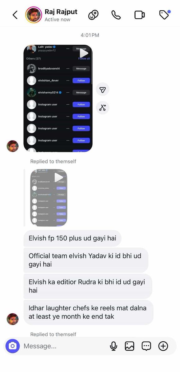 im_aakay's tweet photo. Hamre FD ko Target kiya ja raha hai 🤦‍♂️🥲
#elvishyadav #elvisharmy @ElvishYadav https://t.co/0GppF2Nwgn
