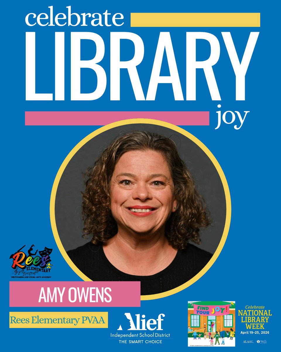ReesStars's tweet image. It’s #NationalLibraryWeek! 📚✨
Shoutout to our amazing librarian, Mrs. Owens, for all she does - from the library to car rider duty! You inspire a love of reading and make a difference every day! 💚
#ReesPVAA #AliefISD #ThankYou #LoveReading