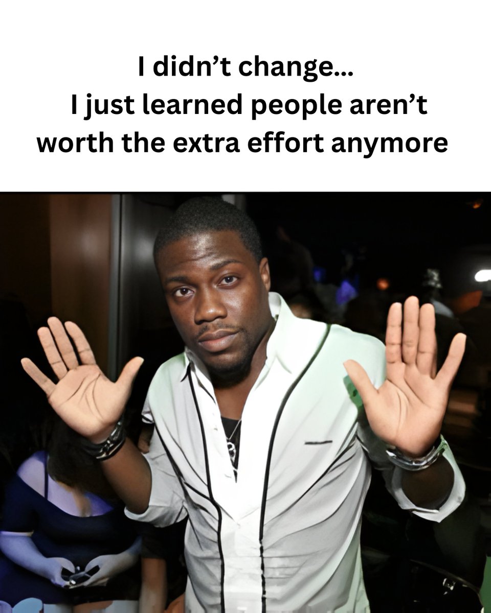 FunJunction9's tweet image. What made you stop putting extra effort into people? 😅

#Relatable #LifeLessons #RealTalk #SelfRespect #DailyStruggles