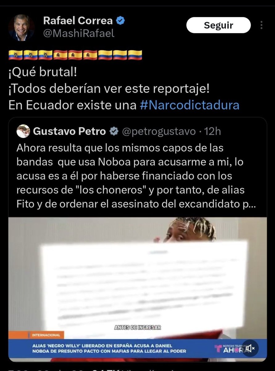 El imbécil de Correa, compartiendo noticias falsas a lo tonto 🤣🤣🤣🤣🤣,  pobre, quedó para hacer el ridículo.
