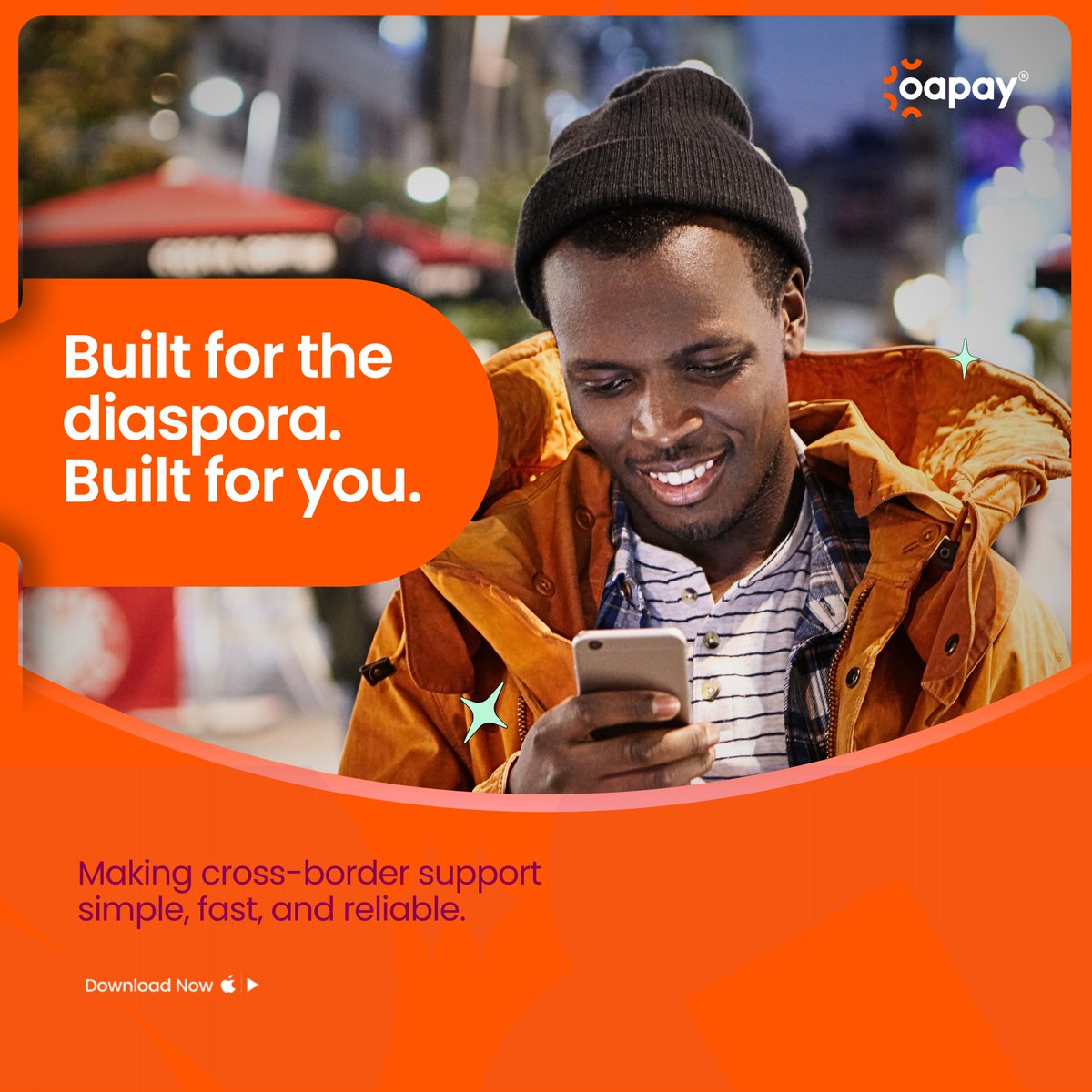 oapayco's tweet image. From real experiences to real impact 🚀

OAPay simplifies how you support loved ones back home: fast, seamless &amp;amp; meaningful 💛

More than payments, it’s a mission to unlock financial access for all.

#FintechForGood #CustomerExperience #GlobalImpact #OAPay