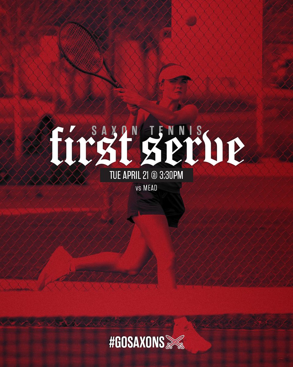 saxonsathletics's tweet image. Saxon Girls' 🎾 is back on the Ferris Tennis courts today as they host Mead at 3:30PM!

#spokane #tennis #girlstennis #gosaxons⚔️