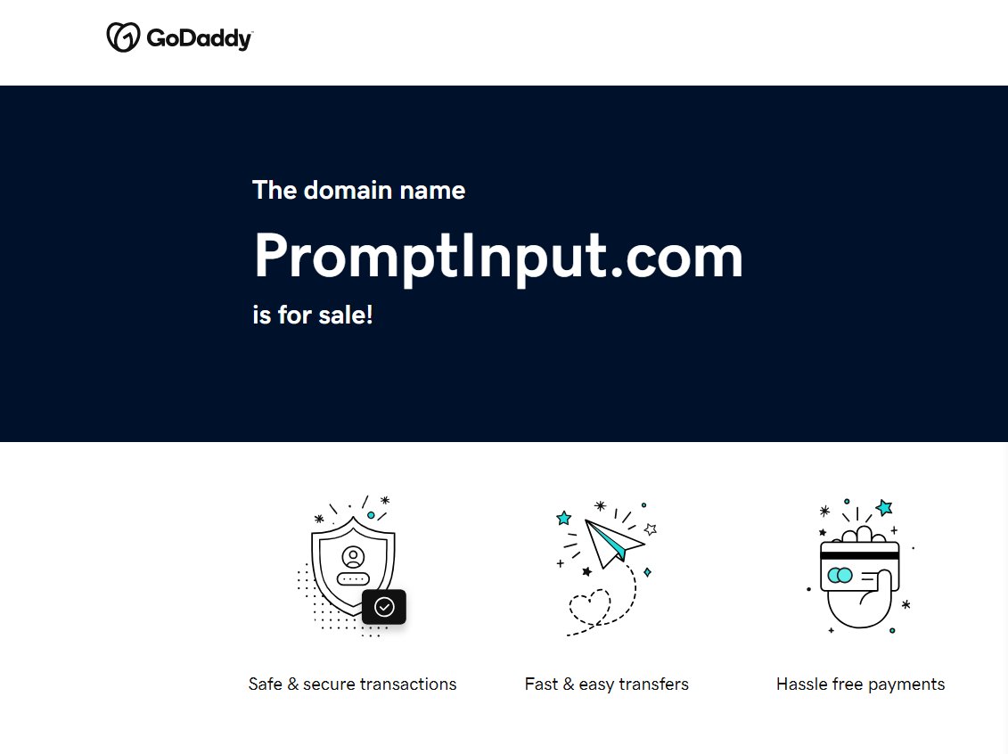 DomainNamespot's tweet image. PromptInput.com

Domain Available For Sale via @afternic 

#Promptinput #Prompt #Prompts #Domain #DomainName