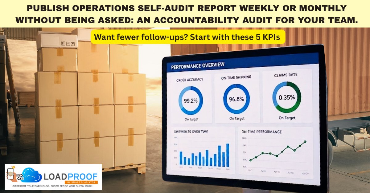 The best sales tool for a 3PL isn't a pitch deck—it's a proactive audit.

When you send a weekly performance report before your client asks, you're not just moving boxes; you're moving data. It kills the "opacity" in your warehouse and builds massive trust.

Here are the 5 KPIs