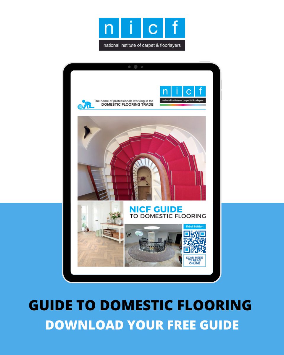 thenicf's tweet photo. The NICF Guide to Domestic Flooring aims to answer your questions by providing the information and advice required for a domestic flooring installation.

Visit https://t.co/m9g4stS8wb to read it now. https://t.co/e1Ru42rT2Z
