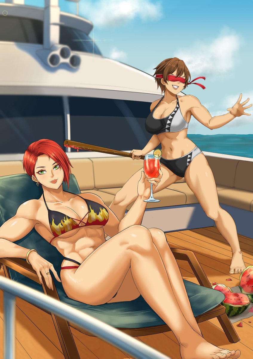 rewoqs's tweet image. 💪Nat, Masuyo, Joana and Okami
Fighting Event  poster commission for Berial 
#digitalart #commission #fighter