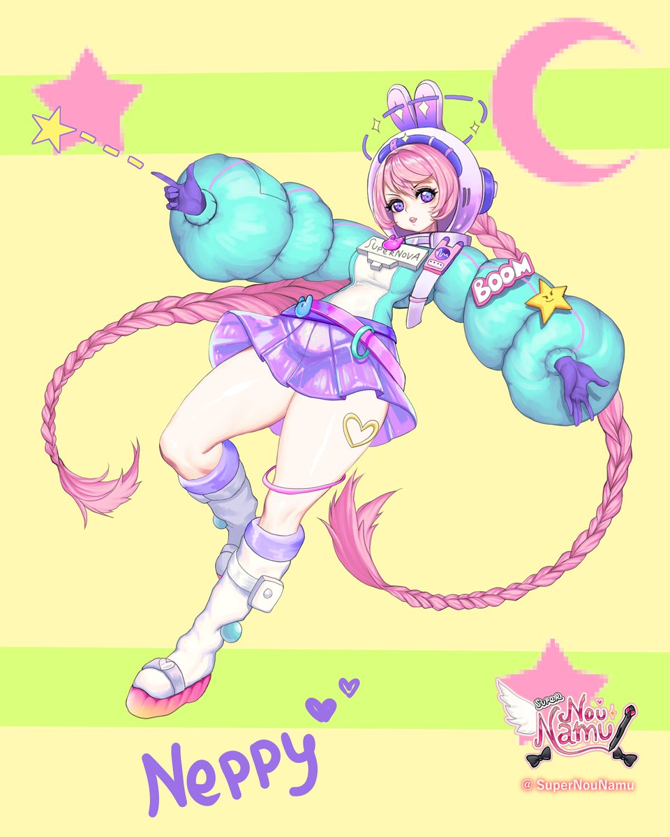 SuperNouNamu's tweet image. Fanart for cool looking vtuber @nepsterwepster 

#vtuber #fanart #clipstudio