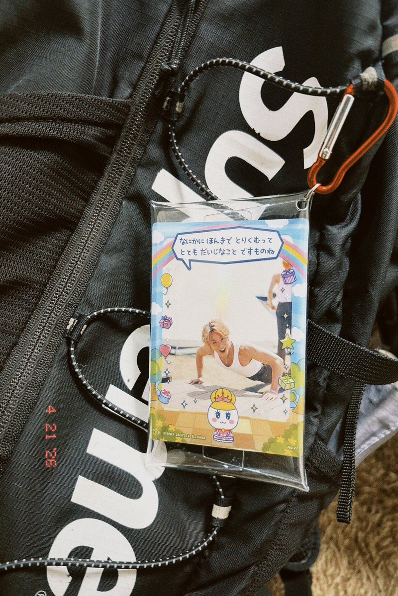 白濱亜嵐とたまごっちフレームを
リュックに装着してみた。
<a href="/_alan_official/">ALAN SHIRAHAMA</a>