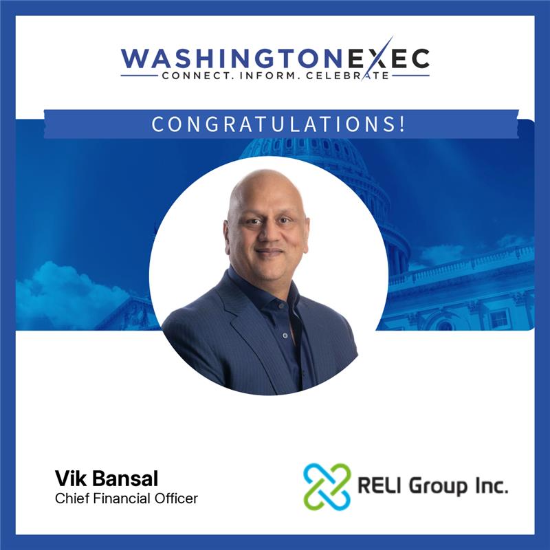 washingtonexec's tweet image. #Congratulations to Vik Bansal on being named Chief Financial Officer at @RELIGroupInc