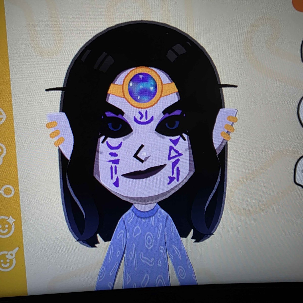 Enezormu's tweet image. I just spent like an hour making #xalatath on the new #tomodachilife and it was a struggle to do with a joystick omg 😭

Proud of it tho!! 
#warcraft #wowmidnight