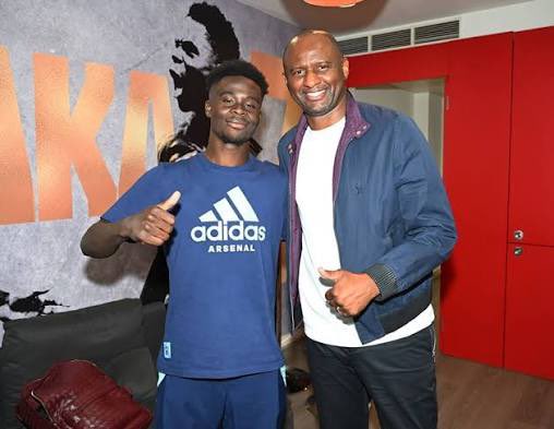 Arsenalnewschan's tweet image. 🗣️#Arsenal legend Patrick Vieira when asked what advice would he give the Arsenal squad right now: “I think I just want them to remind themselves where they are and why they are where they are. They are in the top of the league, they are in the semi-final of the Champions League