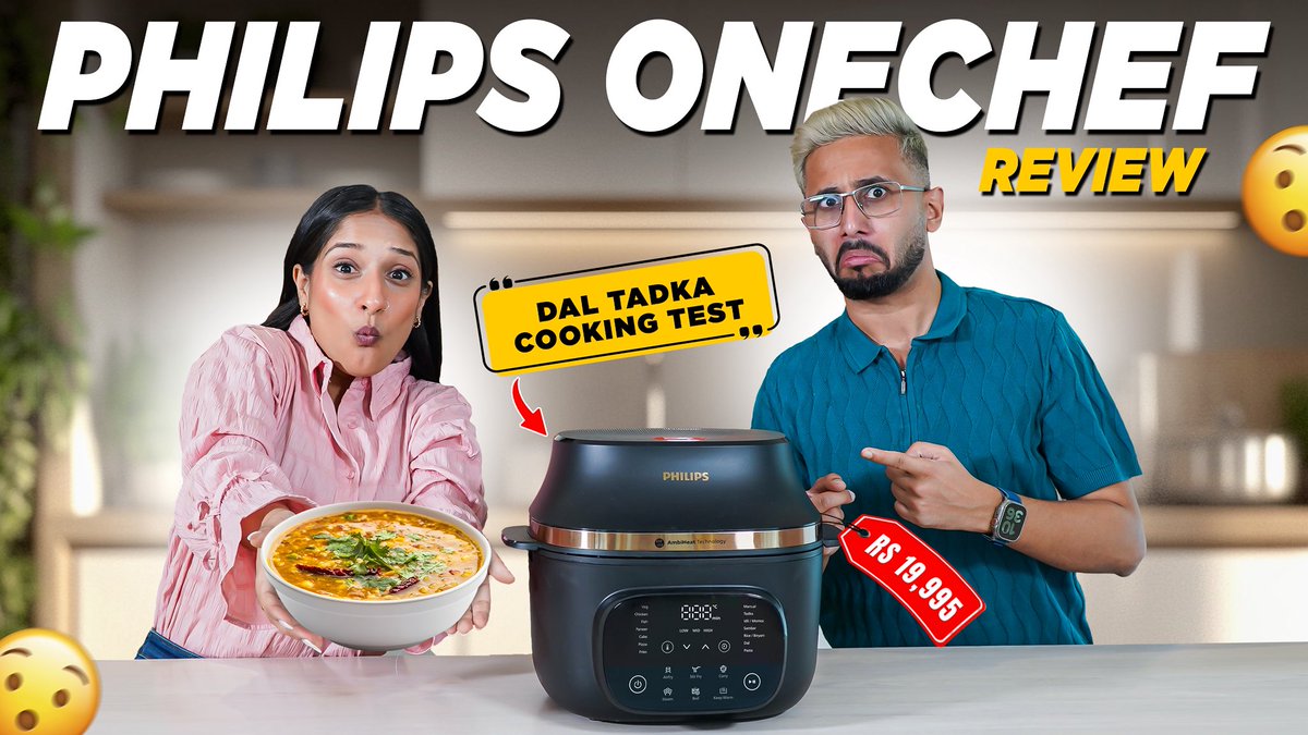 DigitHindi's tweet image. Philips OneChef review in Hindi - Worth it for Rs 19,995 ?😱

Watch here- youtu.be/jozHRCyHF_0?si…

#philips #philipsonechef #homeappliances