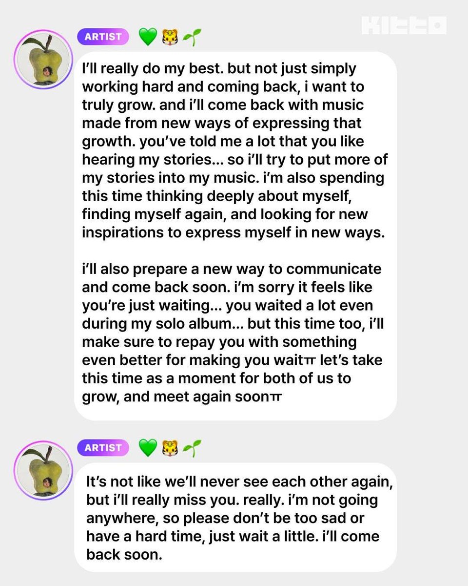 mybelovesun's tweet image. 260420 kitto.magazine instagram #MARK #마크 

Mark left a heartfelt final Bubble message for Czennies as his subscription comes to an end, and it was the most sincere thing we've read in a while. 🥹