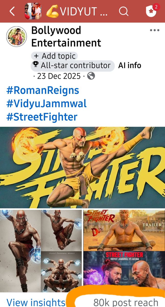 PriyaBh06184550's tweet image. Guys you messaged me in these days for the views,yup definitely i am sharing #TeamKolkat's some of the exclusive members posts with their views with you all👇...@VidyutJammwal @facebook #StreetFighter