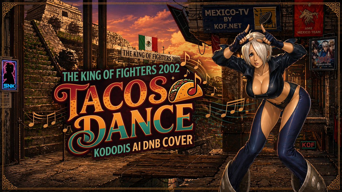 kododisai's tweet image. 🚨 Acabei não resistindo e trazendo logo meu segundo cover em IA/AI!  Que delícia ouvir uma versão instrumental dessa música que eu ouvi pelo menos 10 milhões de vezes jogando KOF2002!🎶

👇 Ouça aqui:
youtube.com/watch?v=5r7vlQ…

#KOF2002 #KOF2K2 #SNK #KOFXVI #KOF16