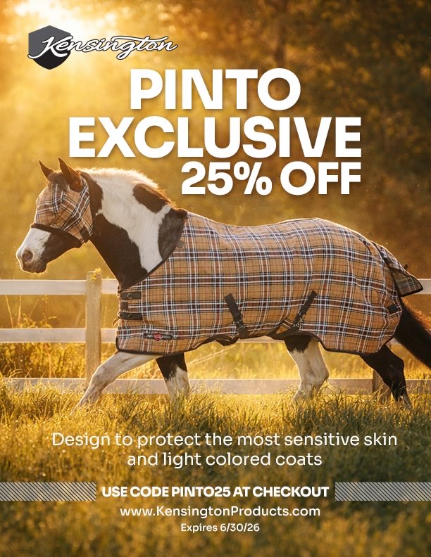 Our corporate partner, Kensington Protective Products, is giving 25% off for PtHA members! Now through June 30th use the promo code you can view below. Get ready for the summer show season with Kensington!