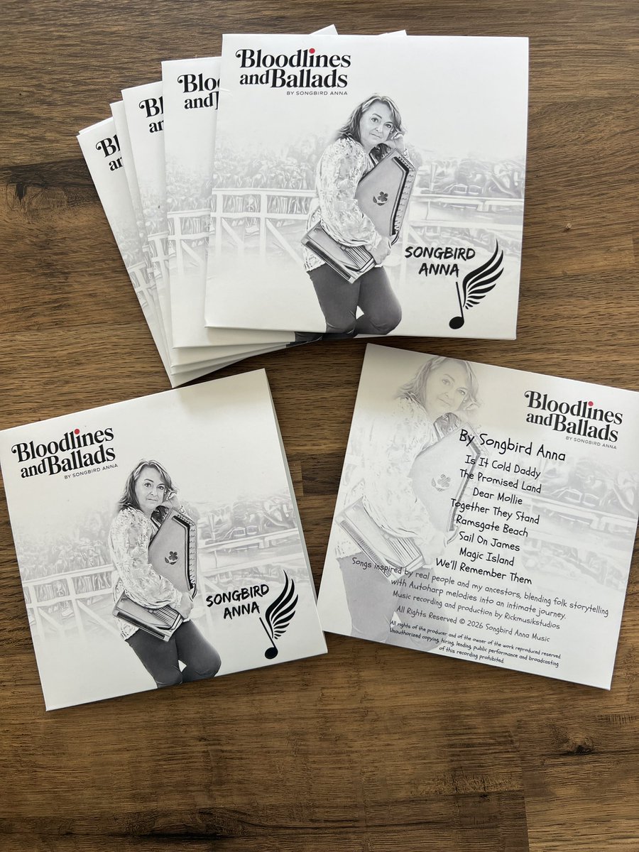 AnnaMusicby's tweet image. Bloodlines &amp;amp; Ballads CDs have landed

No buffering, no ads, no disappearing tracks, just pure, high-quality sound you can play anytime. Plus you get the artwork and something real to hold. £7

If you want a physical copy, get in touch. #CDs #PhysicalMusic #SupportIndependentMusic