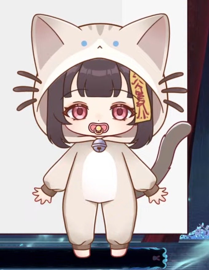 感謝<a href="/Miochenxx/">米歐🐤委託隨機掉落贈品🎁</a> 老師製作

穿著拉拉造型睡衣的小梅
還有小奶嘴
真的好可愛 喵～😍

#梅大梅小
#梅有創意