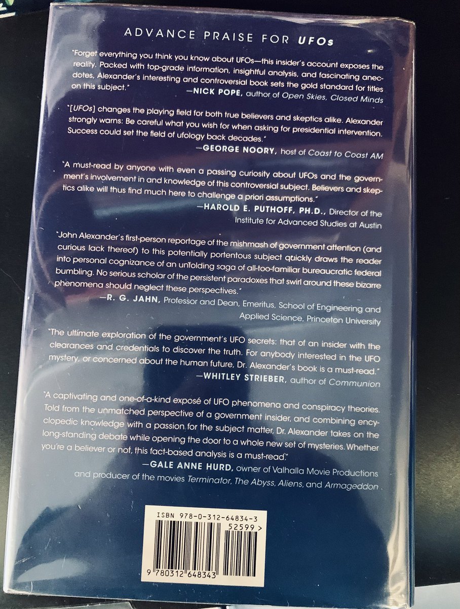 MHuntington7's tweet image. This primo first edition hardcover of John B. Alexander’s “UFOs: Myths, Conspiracies, and Realities” (2011) has newly materialized in the UFO research library collection! 👁️🛸 #UFOs #UFOLibrary 📚