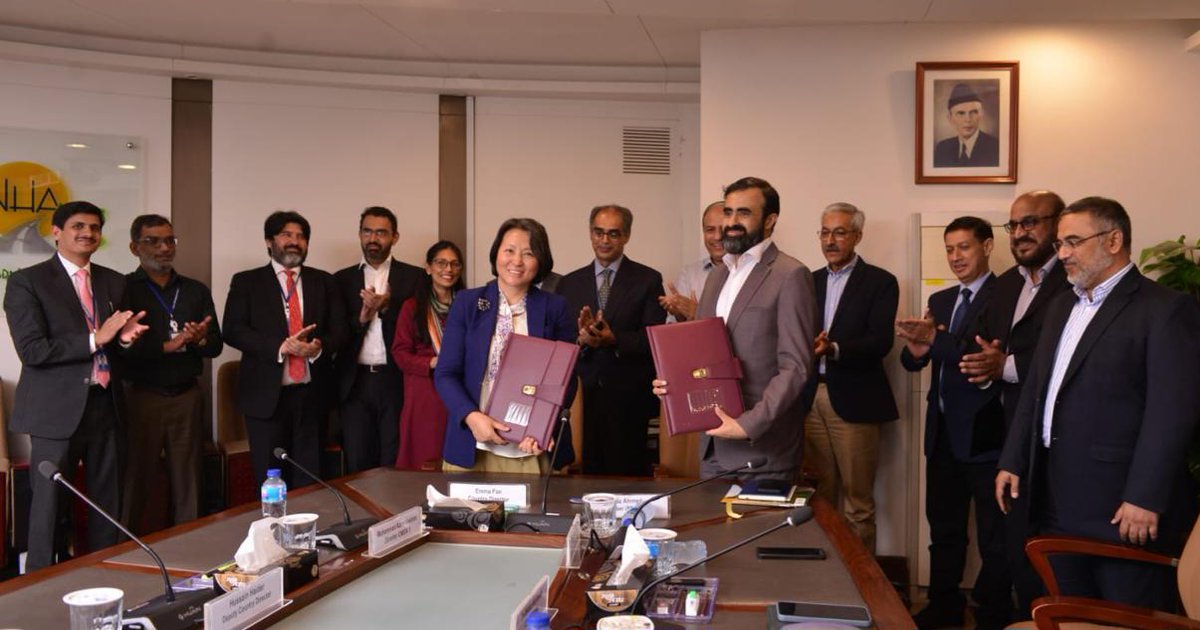 PakistanADB's tweet photo. ADB and Pakistan’s National Highway Authority (NHA) today signed an agreement to develop two sections of the M6 Hyderabad–Sukkur Motorway under a Public–Private Partnership (PPP) model.
ADB Country Director for Pakistan Emma Fan and Member PPP NHA Ijaz Ahmed signed the agreement - witnessed by Member Planning NHA Dr. Shafeeq Ahmad, Syed Hussain Haider, ADB Deputy Country Director and Mohammed Azim Hashimi, Director, Advisory Division 1, OMDP ADB.
The project will connect the missing link in Pakistan’s North-South high speed road connectivity, streamline logistics, reduce travel time, and strengthen trade flows across the country.
ADB will provide advisory support covering project feasibility studies, developing a bankable PPP structure facilitating transparent procurement processes to attract private sector expertise, achieving commercial and financial closure.
The project includes building a 120km six-lane motorway with modern tolling, traffic management, and safety systems starting from Hyderabad. It’s a critical step toward completing the Peshawar–Karachi Motorway corridor.
#ADB #Pakistan #Connectivity #Trade #Infrastructure #CAREC #PPP #NHA
