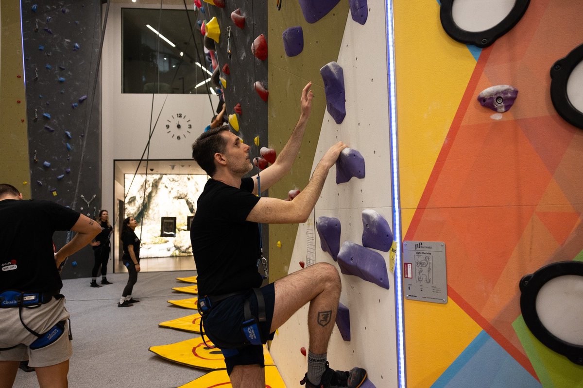 focusbcps's tweet photo. Day 2 of our Kick-Off had a very clear theme: climbing! 🧗 Started the morning with a class at the hotel and it turned into the most energising moment of the day! 
The team got competitive fast, kept going for “one more try,” and surprised themselves in the process😁
#KickOff2026 https://t.co/g8dA3HlNZc