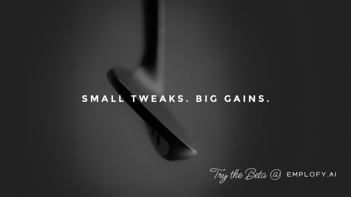 emplofy's tweet photo. Small changes matter more than you think.
Try the beta: https://t.co/HW1XcRC3g6
#Careers #Jobs #emplofy #emplofyai https://t.co/TZ7cvqTqNr