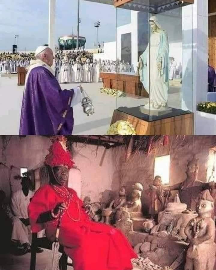 But they convinced Africans that theirs was evil'