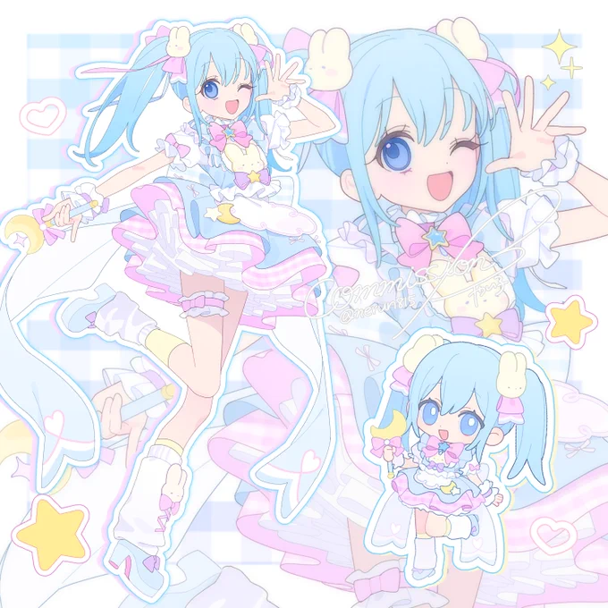 ⋆.˚ .𖥔˚きらきらうさちゃん⋆ ₊˚ .