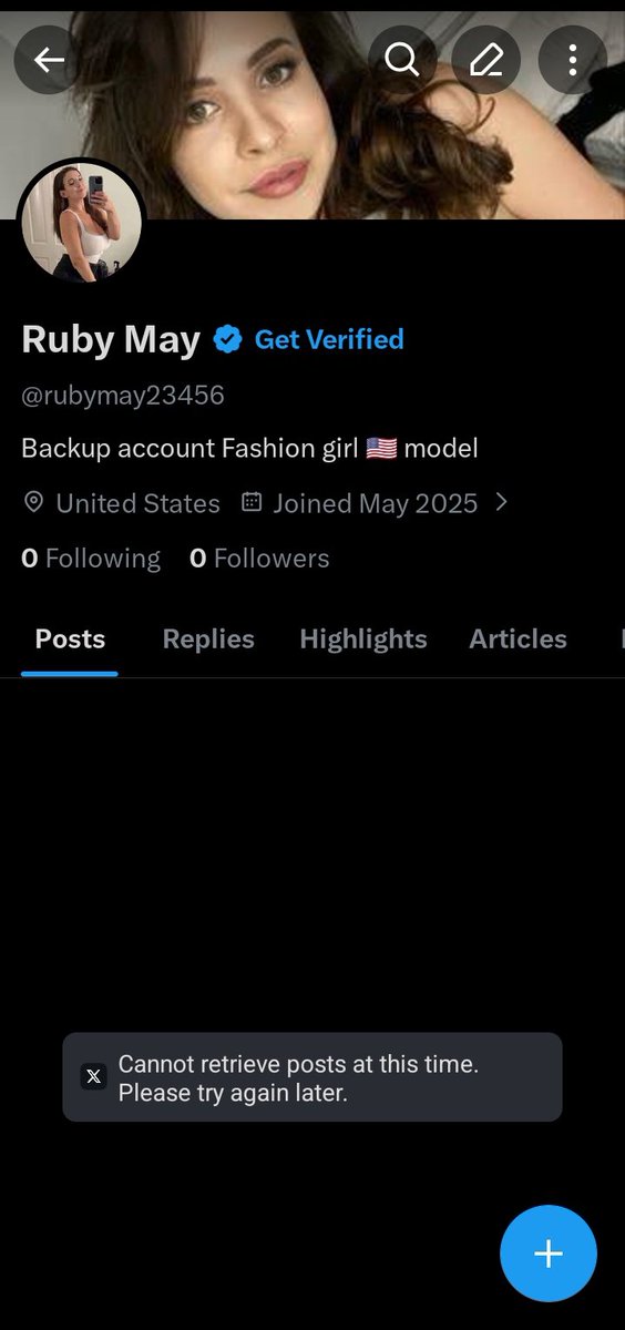 RUBY MAY tweet media