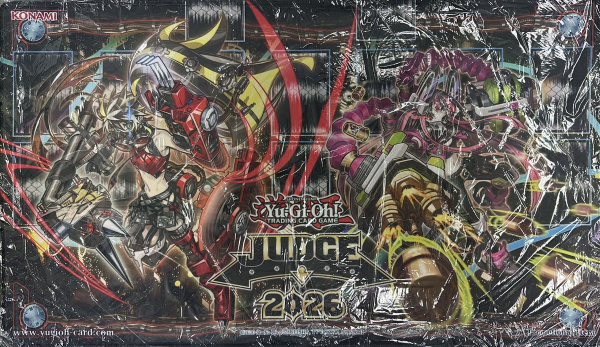 遊戯王 公式 JUDGE 2026 巳剣 ミツルギ プレイマット 北米版 開封 遊戯王 プレイマット】 キラーチューン【JUDGE 2026 北米版 未開封