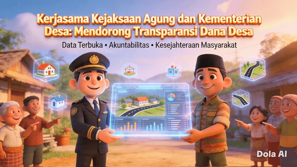 Kemendesa PDT kerjasama Kejaksaan Agung Mendorong Transparansi, akuntabel &amp; Bebas Penyimpangan. 

<a href="/YandriSusanto27/">Yandri Susanto</a>
<a href="/KemensetnegRI/">Sekretariat Negara</a>

#MenteriDesadanJaksaAgungJagaDesa
#BPSDMKementerianDesaPDT
#PendampinganPengawasanJagaDesa
#KerjaPendampingDesaBerdampak