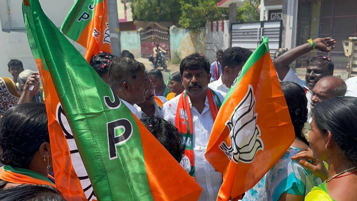 KRM RadhaKrishnan BJP tweet media