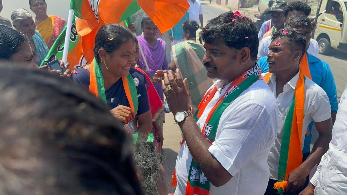 KRM RadhaKrishnan BJP tweet media