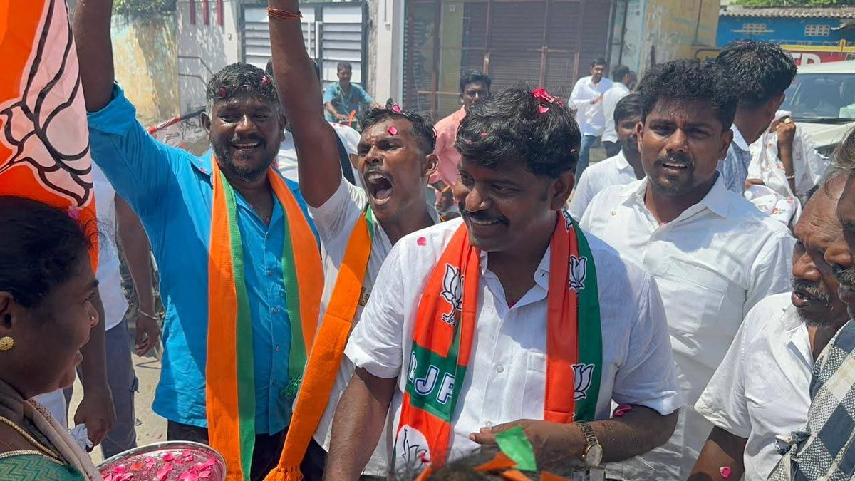 KRM RadhaKrishnan BJP tweet media