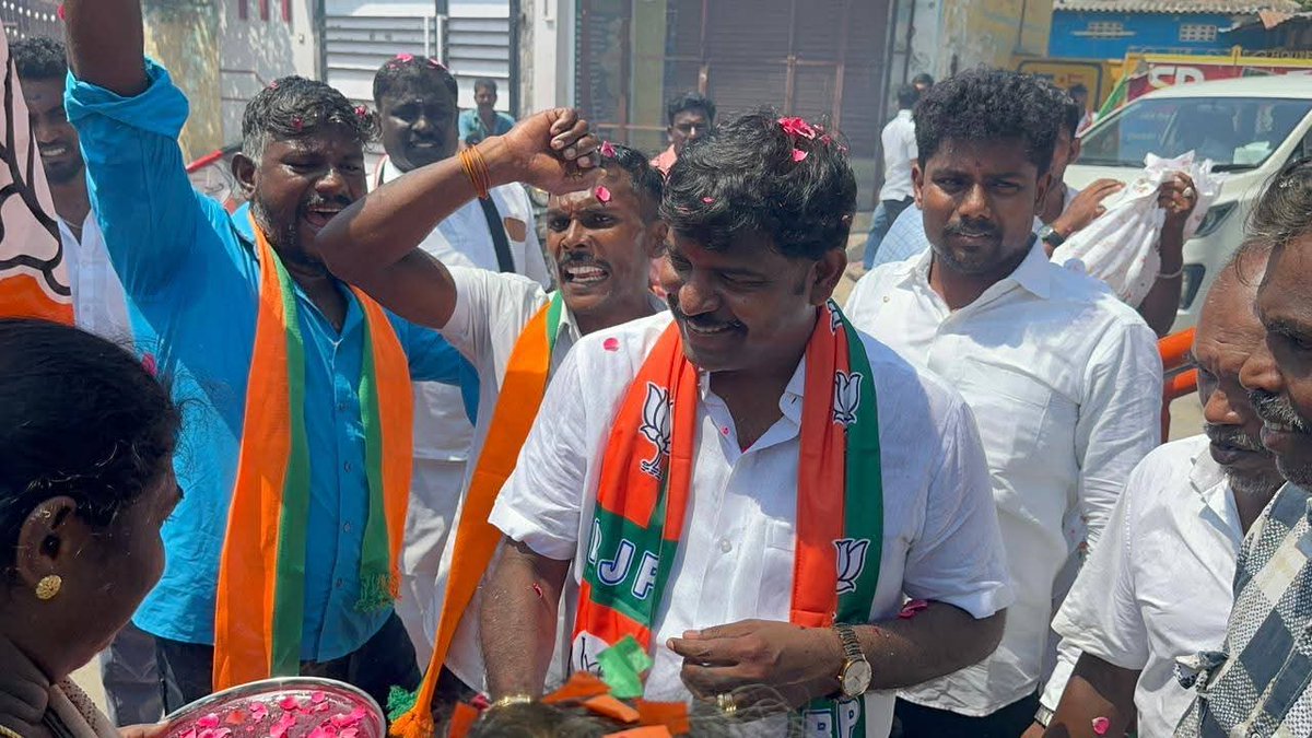 KRM RadhaKrishnan BJP tweet media