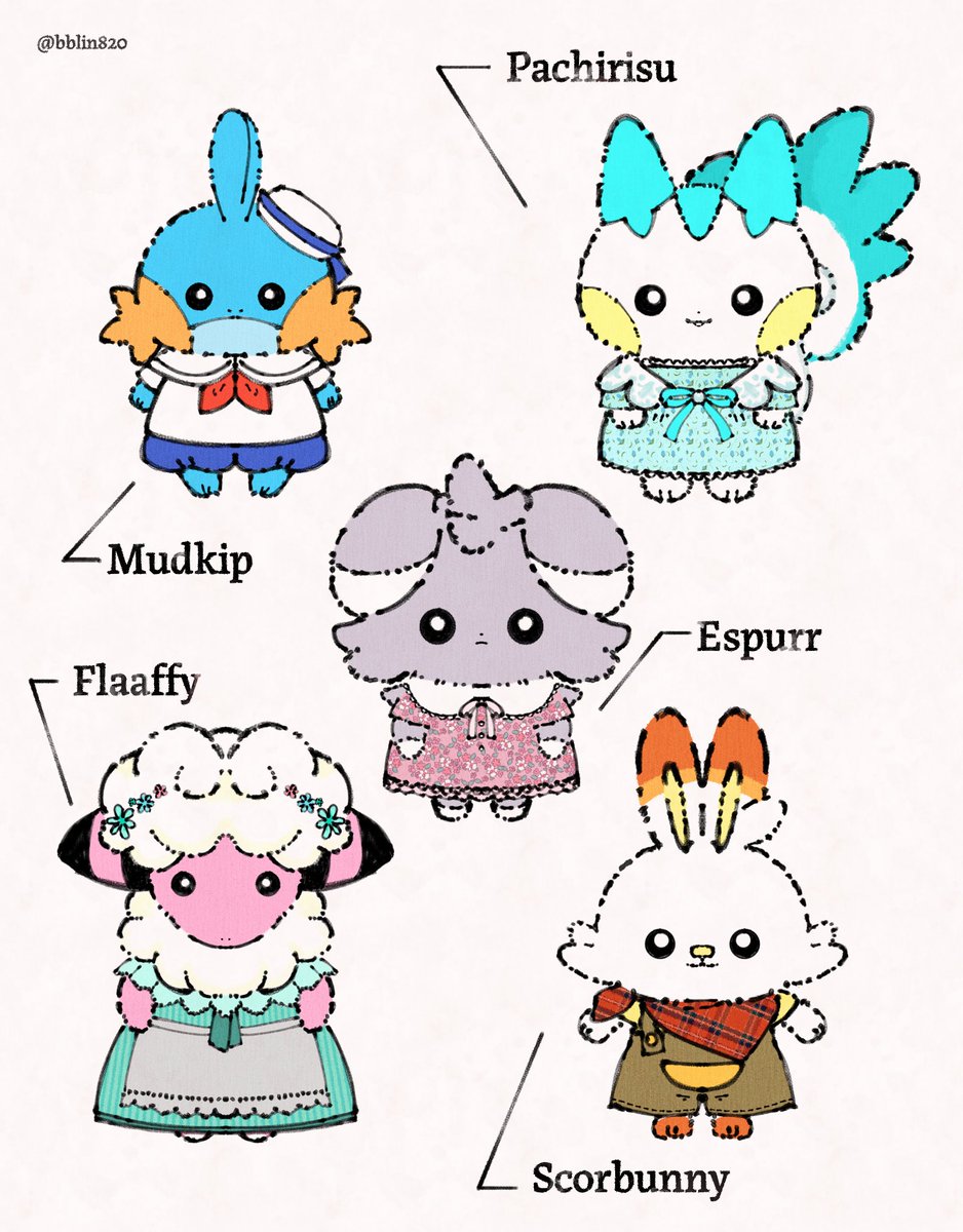 ポケバニアファミリー(増殖)🍀

ﾐｽﾞｺﾞﾛｳ    ﾊﾟﾁﾘｽ
　　ﾆｬｽﾊﾟｰ
ﾓｺｺ            ﾋﾊﾞﾆｰ