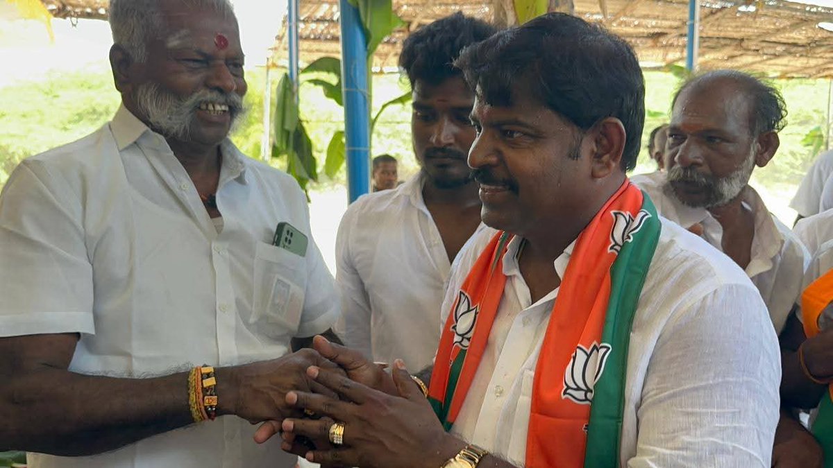 KRM RadhaKrishnan BJP tweet media